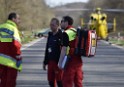 Schwerer VU Krad Fahrrad Koeln Porz Alte Koelnerstr P085